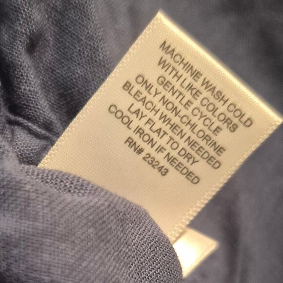 New York & Company | NWT | Blue Linen Capri Pants | XXL - Picture 8 of 8